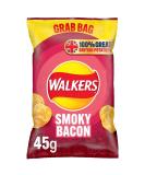 Walkers Smoky Bacon 45 g x 32 - Buy Online on GoSupps.com