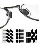 Dadop 48 Pairs of Glasses Nose Pads  Eyeglass Nose Pads Soft Foam Self-Adhesive Nose Pads  Sponge Anti-Slip (Black) - Buy Online on GoSupps.com