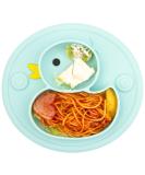 Lightening Baby Plate Silicone Toddler Plates Suction Placemat Divided Duck Dishes for Kids and Infants One-Piece Strong Suction  BPA Free  Microwave Dishwasher Safe Green - Buy Online on GoSupps.com