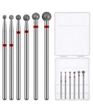 Difenni Cuticle Nail Drill Bits Set - Ball Shape 3/32'' Shank for Acrylic, Manicure, Pedicure - Gel Polishing Tool - Buy Online on GoSupps.com