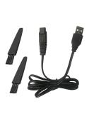 USB Charger Cord for Microtouch Solo Electric Shaver - 31.5 in Cable with 2 Cleaning Brushes - Buy Online on GoSupps.com