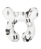 Baby Car Seat Travel Neck Pillow - Cute Cartoon Infant Head Support Cushion - Buy Online on GoSupps.com