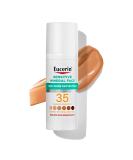 Eucerin Sun Tinted Mineral Face Sunscreen Lotion SPF 35 - 1.7oz Bottle - Non-Comedogenic Mineral Sunscreen with Zinc Oxide - Gentle Protection for Sensitive Skin - Buy Online on GoSupps.com