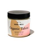 Seed + Mill Organic Tahini Sauce - Vegan, Kosher, Non-GMO, Keto, Paleo, Whole30, Gluten Free - 16oz Silky Smooth Texture - Perfect for Hummus, Dips, Dressings, Falafel, and Halvah - 1 Pound Pack - Buy Online on GoSupps.com