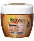 Garnier SkinActive Glow Boost 2-in-1 Facial Mask & Scrub - 6.76 fl oz (200 ml) for Radiant Skin - Buy Online on GoSupps.com