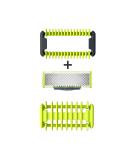 Philips Norelco OneBlade QP610/80 Replacement Blade Kit - Body Grooming Made Easy - Buy Online on GoSupps.com