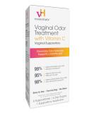 vH Essentials Vaginal Odor Treatment with Vitamin C & Boric Acid Suppositories - pH Balance Support & Natural Odor Elimination - 6 Suppositories with Applicator - Buy Online on GoSupps.com