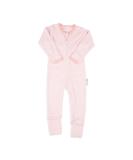100% Cotton Two-Way Zipper Baby Sleepsuit Unisex Gender Neutral Onesie Romper for Boys and Girls Double Zip Footless with Fold Over Cuffs on Hands and Feet 3-6 Months Pink Stripe - Buy Online on GoSupps.com