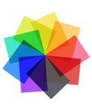 Lystaii 9pcs Gel Light Filter Color Correction Colored Overlays Transparent Color Film Lighting Gel Filter Plastic Sheets Correction 9 Colors 11.7 by 8.3 Inches for Film, Video, Photo, Stage Multicolor - Buy Online on GoSupps.com