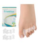 Soft Gel Toe Separators - Bunion Correction & Pain Relief for Men & Women | Plantar Fasciitis Claw Toe Hammer Toe - Large (1 Pair - Buy Online on GoSupps.com