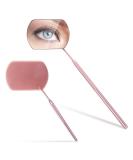 Buy Sibba Square Eyelash Mirror Portable Stainless Steel Eyelash Extension Tool | Multifunctional Oral Exam Accessory in Rose Gold - Buy Online on GoSupps.com