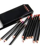 Buy Long Lasting Contour Lip Pencil Set - 12 Waterproof Matte Colors | Professional Lipliner for Perfect Shaping | International Shipping Available - Buy Online on GoSupps.com