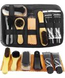 8-Piece Shoe Polish Kit with Travel Barrel, Brushes, Polish, Applicator, and Shoehorn - Black & Neutral Shine Care Set - Buy Online on GoSupps.com