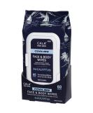 Men's Cooling Face & Body Wipes - Eucalyptus Scent (60 Sheets) | Refreshing International Shipping - Buy Online on GoSupps.com