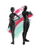 Black GNALLANG Action Figures DX PVC Model Set with Box - Female and Male Characters for Artists - Buy Online on GoSupps.com
