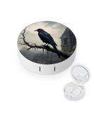 Old Castle & Black Crow Contact Lens Travel Kit - Portable Cute Box with Mirror for Daily Outdoor Use - International Shipping Available - Buy Online on GoSupps.com