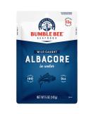 BUMBLE BEE Premium Albacore Tuna In Water Pouch - High Protein Keto Snack, Gluten Free, 5oz Pouches (12 Pack) - Buy Online on GoSupps.com