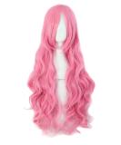 MapofBeauty 32 Long Light Pink Spiral Curly Cosplay Wig | International Shipping Available - Buy Online on GoSupps.com