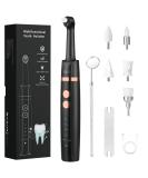 SIQUER Tooth Polisher - Electric Plaque Remover & Teeth Whitening Kit with 5 Speed Modes LED Light & 5 Brush Heads - Effective Dental Tool for Home Use - Buy Online on GoSupps.com