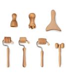 Wood Facial Therapy Kit: 7-Piece Maderoterapia Set for Face Sculpting, Anti-Aging, Wrinkles, and Puffiness - Wooden Facial Skin Massager - Buy Online on GoSupps.com