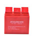 Bispera Strips | 300 Sheets Cardboard Articulation Paper for Dentists | Highly Sensitive Red Occlusal Adjustment Accessories - Buy Online on GoSupps.com