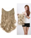 Silk-Co hair extension with rubber band adjustable Secrets hair part synthetic extensions with cord invisible corrugated extensions for women honeyblond mix bleach 50cm 50 cm honey blonde bleach blonde - Buy Online on GoSupps.com