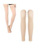 Compression Socks 23-32 mmHg | Full Leg & Calf Sleeves for Men & Women | Ultimate Support for Running & Shin Pain Relief - Buy Online on GoSupps.com