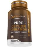 Ceylon Cinnamon Capsules 1500 mg - 120 Herb Tonics for Optimal Health - Buy Online on GoSupps.com