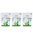 Nutiva Organic Raw Shelled Hempseed - Non-GMO, Sustainably Farmed Canadian Hemp - 8oz (3 Pack) - Buy Online on GoSupps.com