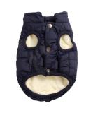 Extra Warm Fleece-Lined Dog Vest for Winter - Windproof & Soft 3X Large Blue - Buy Online on GoSupps.com