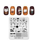 KADS Nail Art Stamping Plates Set Image Template Stencils Pattern with Stamping Plates Holder Case Organizer (TR012) - Buy Online on GoSupps.com
