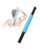 Ultraportable Massage Roller Scooter Stick | Deep Tissue Relief for Sore Muscles & Trigger Points | Blue Sport Massage Device - Buy Online on GoSupps.com