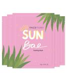 FaceTory Sun Bae Aloe Vera Soothing Sheet Mask with Aloe Vera and Jojoba Seed Oil - For All Skin Types - Soothing, Calming, Refreshing, and Hydrating (Pack of 5) - Buy Online on GoSupps.com