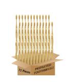 Buy Bamboo Toothbrush 72 Pack - Prepasted Disposable Soft Bristles for Eco-Friendly Oral Care | International Shipping - Buy Online on GoSupps.com