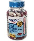 Equate Stool Softener 100 mg - 280 Softgels | Compare to Colace | Fast Shipping Worldwide - Buy Online on GoSupps.com