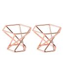 Lurrose Makeup Sponge Holder - 2 Piece Metal Drying Stand for Egg Powder Puff - Rose Gold Display Stands - International Shipping Available - Buy Online on GoSupps.com