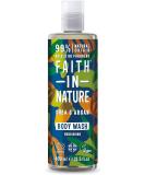 Faith In Nature Natural Shea & Argan Body Wash Nourishing Vegan & Cruelty Free No SLS or Parabens 400ml Shea & Argan 400 ml (Pack of 1) - Buy Online on GoSupps.com