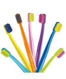Curaprox 4 x toothbrush CS 5460 Ultra Soft - Hand toothbrush for adults with 5460 Ultra Soft Curen bristles - 4 pieces random color - Buy Online on GoSupps.com