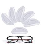 MWOOT Non-Slip Nose Pads - 12 Pairs 2mm Silicone Adhesive Pads for Eyeglasses & Sunglasses | Transparent Comfort & Stability - Buy Online on GoSupps.com