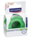 Hansaplast Fixing plaster sensitive (5 m x 2.5 cm) hypoallergenic tape tape for the skin -friendly fixation of wound bandages staple paving roll with strong adhesive power - Buy Online on GoSupps.com