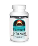 Buy Source Naturals Caffeine + L-Theanine for Energy & Focus - 120 Tablets | International Shipping - Buy Online on GoSupps.com
