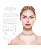 Decollete Anti-Wrinkle Silicone Pads Set - 11 Reusable Chest Wrinkle Patches for Overnight Treatment - Buy Online on GoSupps.com