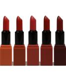 IS MINE 5PCS Matte Lipstick Set - Natural Nude Velvet Smooth & Waterproof Mini Lipsticks for Long-Lasting Color - Buy Online on GoSupps.com