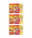 Double Dip Sweets - 3 x 19g Packs Orange and Cherry Sherbet with Candy Stick Dips - Party Filler Sweets Candy Wedding Retro Party Birthday - Buy Online on GoSupps.com