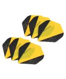 Patikil Dart Flights - Yellow PET Standard Darts Accessories for Soft & Steel Tip Replacement - Buy Online on GoSupps.com