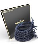 Mandouki Hair Tie Set (6 pcs) - Elegant Braided Hair Ties for Women & Girls - Durable & Stylish Azure Blue - Buy Online on GoSupps.com