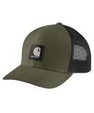 Carhartt Men's Rugged Flex Twill Mesh-Back Logo Patch Cap - Basil - Buy Online on GoSupps.com