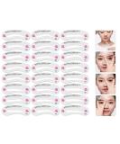 24 Handy Eyebrow Stencils - Perfect for Home School Work & On-the-Go | International Shipping Available - Buy Online on GoSupps.com