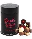Hallinger's thank you - Manufactory chocolate gift handmade without alcohol made of noble cocoa chocolate (can) - Mother's Day gift & gift ideas for Father's Day |Birthday Congratulations thanks new home 150g chocolates - Buy Online on GoSupps.com