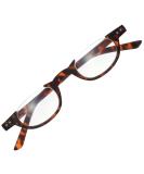 Sanico Fashionable Reading Glasses - 1.5 Diopter Unisex Semi-Frame Visual Aid | Stylish Turtle Design for Men & Women - Buy Online on GoSupps.com